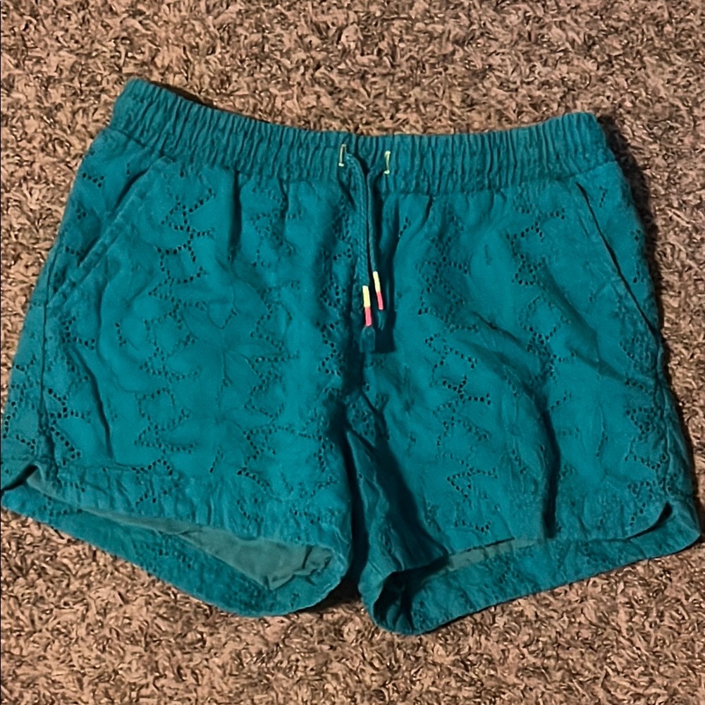 Girl’s Cat & Jack Teal Shorts XL